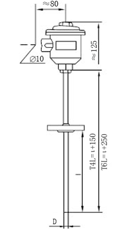 固定法蘭式鎧裝熱電偶型號(hào)規(guī)格