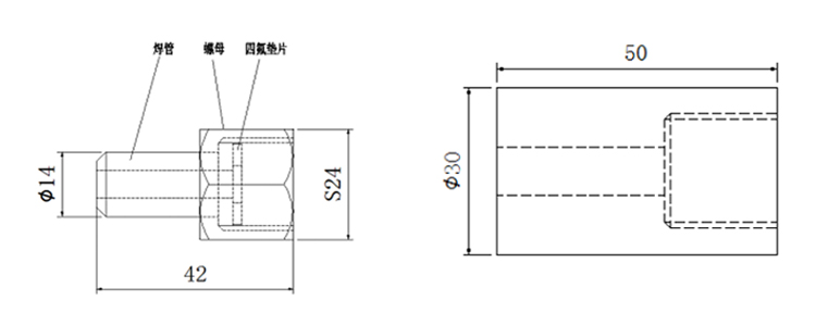 法蘭式智能壓力變送器附件尺寸